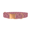 Western Cowboy Dog Collar - metal rose gold