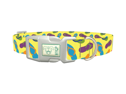 Colorful Flip Flop Dog Collar