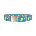 Summer Ice Cream Dog Collar - metal silver