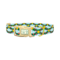 Christmas Branches Dog Collar - plastic gold