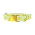 Rubber Duckies Dog Collar - metal gold