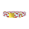 Chili Pepper Dog Collar - metal gold