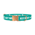 Key West Mile 0 Dog Collar - metal rose gold