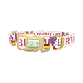 Birthday Celebration Dog Collar - plastic gold