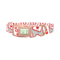 Queen of Hearts Dog Collar - plastic rose gold