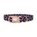 Halloween Bones Dog Collar - plastic rose gold
