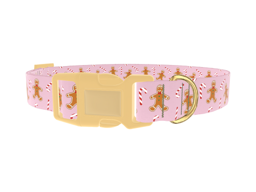 Christmas Gingerbread Dog Collar