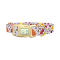 Autumn Acorn Dog Collar - plastic gold