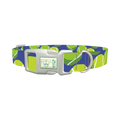Tennis Ball Dog Collar - plastic silver