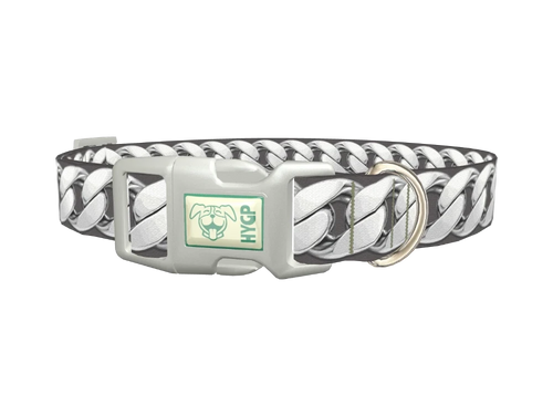 Silver Chain Link Dog Collar