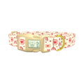 Valentine Mug and Envelope Dog Collar - plastic gold