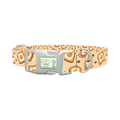 Breakfast Coffee Dog Collar - plastic silver
