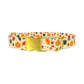 Cozy Fall Dog Collar - metal gold