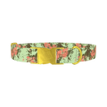 Paint Splatter Dog Collar - metal gold