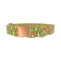 Fly Agaric Mushroom Dog Collar - metal silver