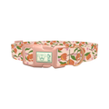 Peach Blossom Dog Collar - plastic rose gold