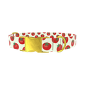 Tomato Pattern Dog Collar - metal gold