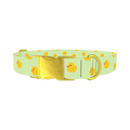 Rubber Duckies Dog Collar - metal gold
