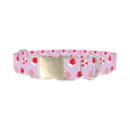 Christmas Mittens Dog Collar - metal silver