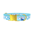 Arctic Mountain Dog Collar - metal gold