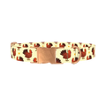 Turkey Heart Dog Collar - metal rose gold