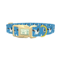 Bee Garden Dog Collar - plastic gold