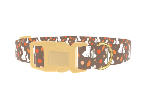 Autumn Bunny Dog Collar