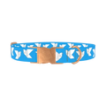 Origami Bird Dog Collar - metal rose gold