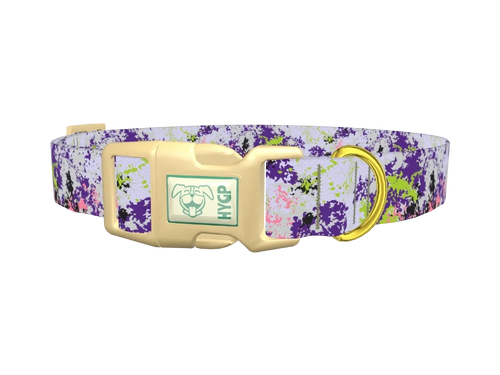 Abstract Splatter Dog Collar