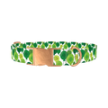 St. Patrick's Balloon Dog Collar - metal rose gold