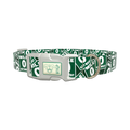 Key West Road Sign Dog Collar - plastic rose gold