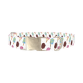 Ice Cream Treats Dog Collar - metal silver