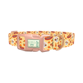 Dia de los Muertos Dog Collar - plastic rose gold