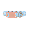 Festive Cat Dog Collar - plastic rose gold