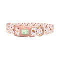 Bohemian Floral Dog Collar - plastic rose gold