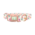Geometric Pattern Dog Collar - plastic rose gold