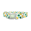 St. Patrick's Day Cheers Dog Collar - plastic silver