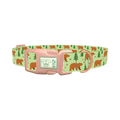 Forest Bear Dog Collar - plastic rose gold