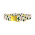 Desert Sun Cactus Dog Collar - metal gold