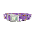 Halloween Moon Dog Collar - plastic rose gold
