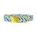 Fishing Lures Dog Collar - metal gold