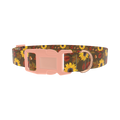 Autumn Floral Dog Collar - plastic rose gold