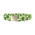 Watermelon Fruit Dog Collar - metal silver