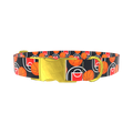 Basketball Court Dog Collar - metal rose gold