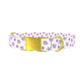 Seashells Ocean Dog Collar - metal gold