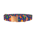 Festive Gift Dog Collar - metal rose gold