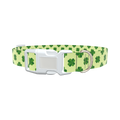 Clover Chevron Dog Collar - plastic rose gold