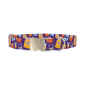 Basketball Sports Dog Collar - metal silver