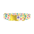 Starfish Mix Dog Collar - metal gold