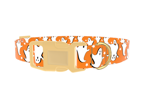 Halloween Ghost Stars Dog Collar
